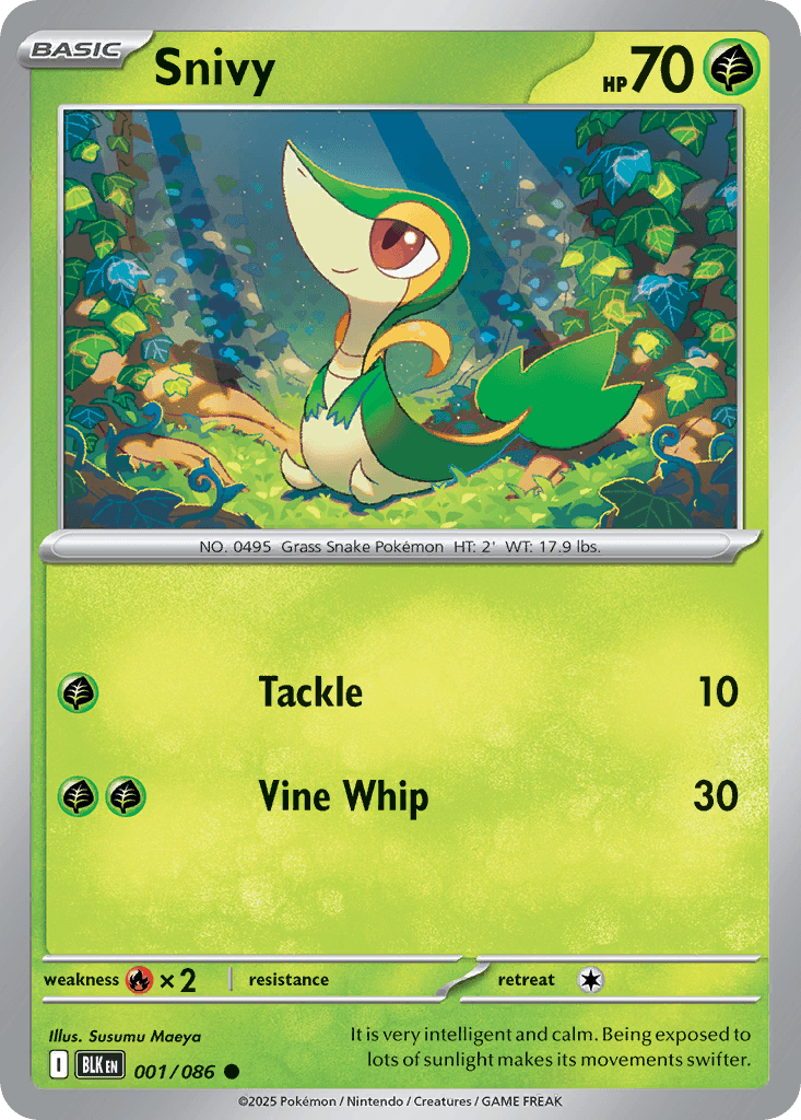 Snivy · Black Bolt · #1